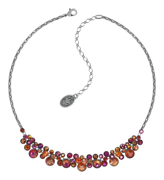 Coralline/Orange - Water Cascade necklace - Konplott